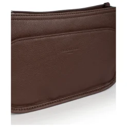 Sac porté travers CONFORT Chocolat en cuir Julia