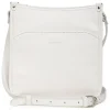 Sac porté travers CONFORT Blanc en cuir Nina