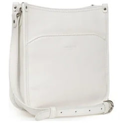 Sac porté travers CONFORT Blanc en cuir Nina