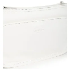 Sac porté travers CONFORT Blanc en cuir Gigi