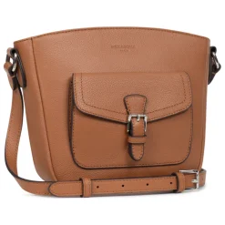 Sac porté travers MIRABELLE Tan en cuir Opal beige moyen