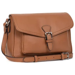 Sac porté travers MIRABELLE Tan en cuir Skye beige moyen