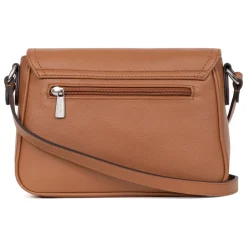 Sac porté travers MIRABELLE Tan en cuir Skye beige moyen