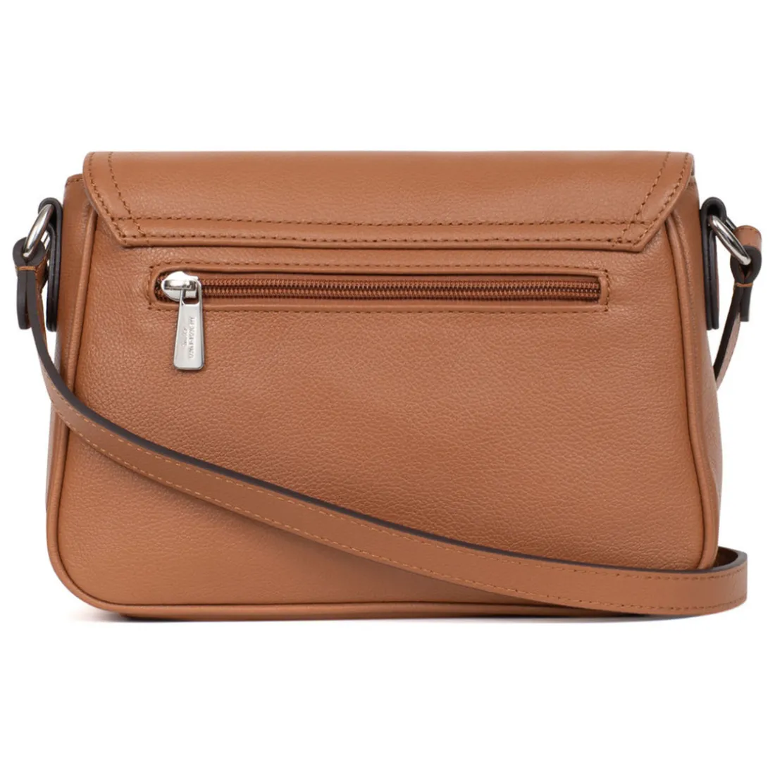 Sac porté travers MIRABELLE Tan en cuir Skye beige moyen