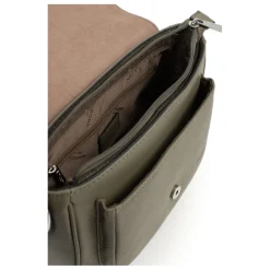 Sac porté travers MIRABELLE Olive en cuir Julia