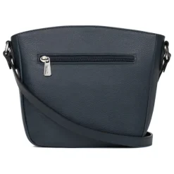 Sac porté travers MIRABELLE Bleu pétrole en cuir Maëlys Bree