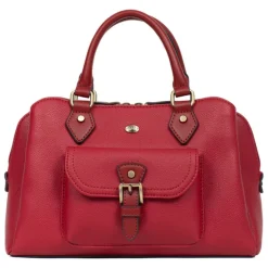 Sac porté travers RONDA Carmin Cleo rouge