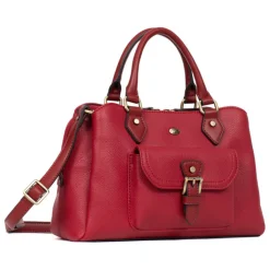 Sac porté travers RONDA Carmin Cleo rouge