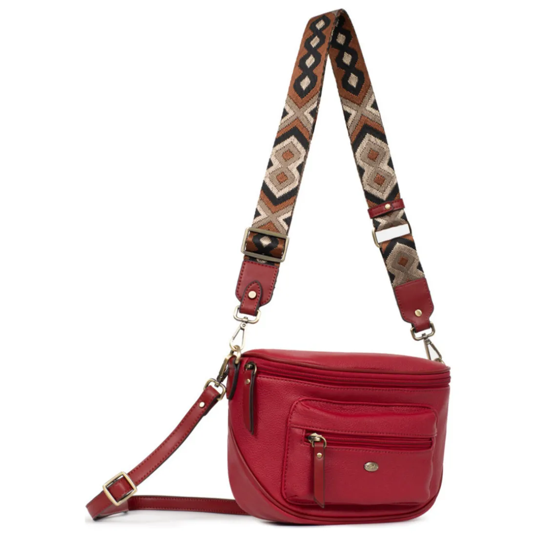 Sac porté travers RONDA Carmin Rose