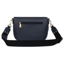 Sac porté travers TAIMA Bleu nuit en cuir Tess