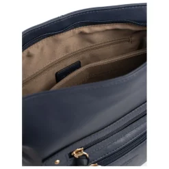 Sac porté travers TAIMA Bleu nuit en cuir Ula