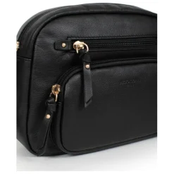 Sac porté travers TAIMA Noir en cuir Ria