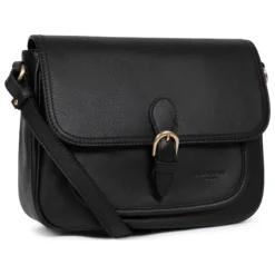 Sac porté travers TAIMA Noir en cuir Zadie