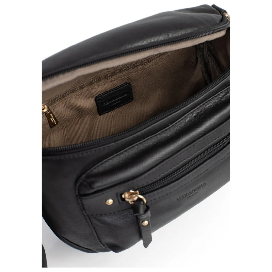 Sac porté travers TAIMA Noir en cuir Pax