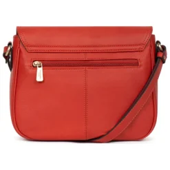 Sac porté travers TAIMA Orange en cuir Yule