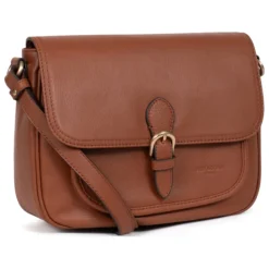 Sac porté travers TAIMA Terre en cuir Ode