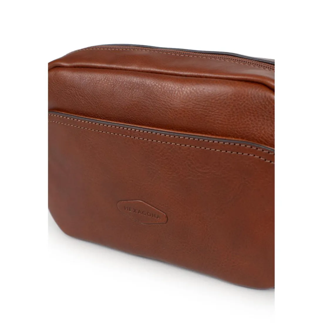 Sac reporter STUART Marron en cuir Anna