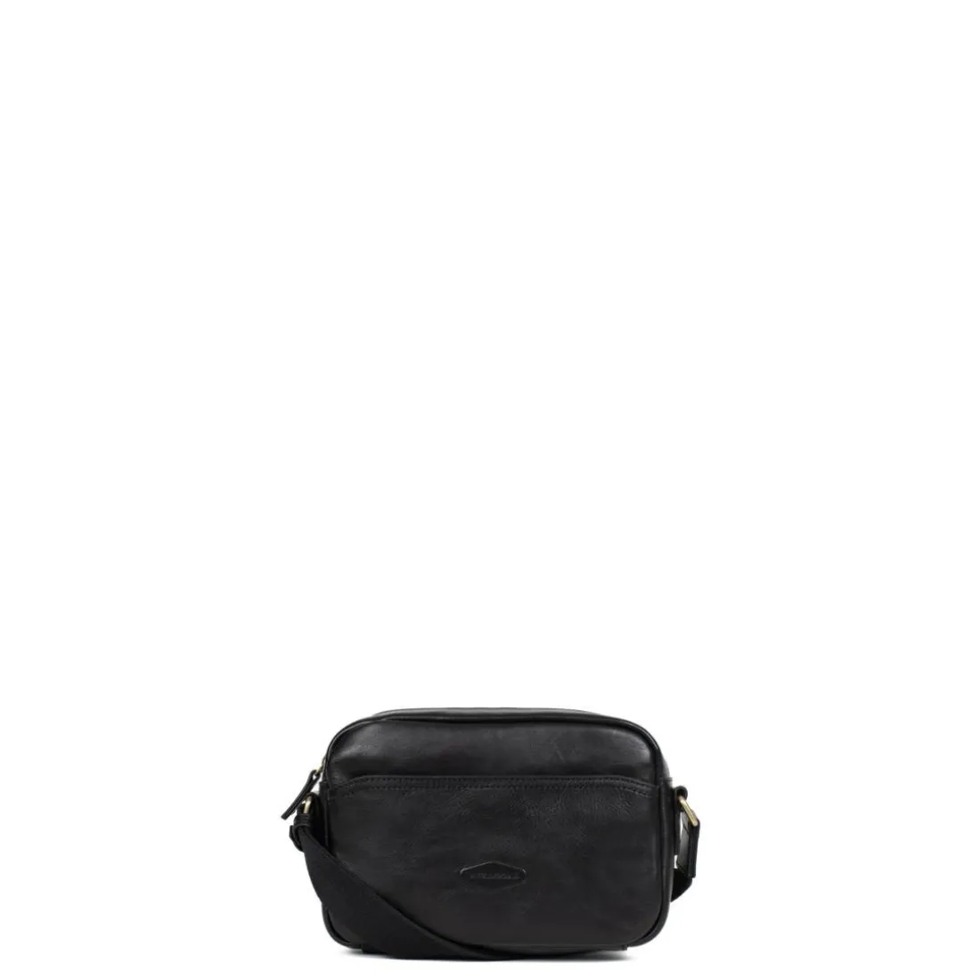 Sac reporter STUART Noir en cuir Yara