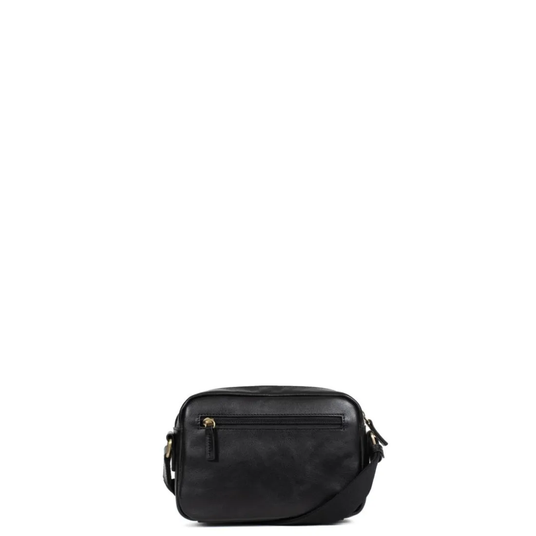 Sac reporter STUART Noir en cuir Yara