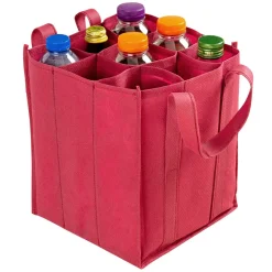Sac transport bouteille rouge