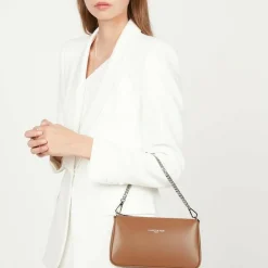 Sac trotteur Suave Even en cuir camel