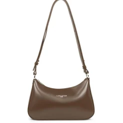 Sac trotteur Zippé Suave Ace marron en cuir