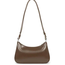 Sac trotteur Zippé Suave Ace marron en cuir
