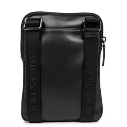 Sacoche zippée S Capital noir en cuir