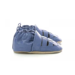 Salome Bebe Mixte en cuir bleu