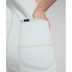 Salopette Femme en Coton bleu clair