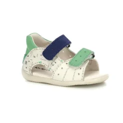 Sandale Bebe Garcon BOPING blanc en cuir