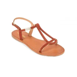 Sandale femme HABUC Terracotta en cuir