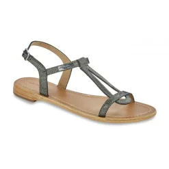 Sandale femme HAMAT Noir en cuir