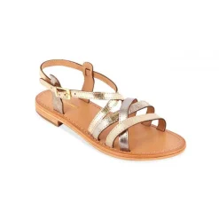 Sandale femme HAPAX Multicolore en cuir