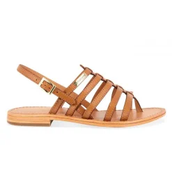 Sandale femme HERISSON Miel en cuir