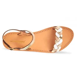 Sandale femme HORTENSE Nude en cuir