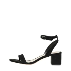 Sandales à talons Haut Bout carré noir