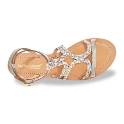 Sandales femme BONGO multicolore en cuir