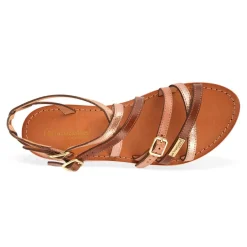 Sandales femme BUKEL nude en cuir