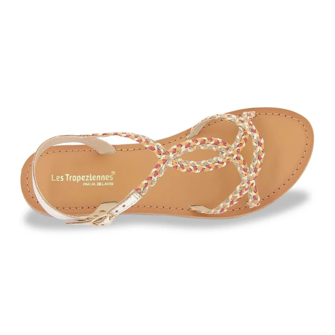 Sandales femme CIMONA kaki en cuir