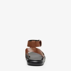 Sandales femme marron