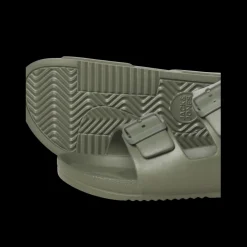 Sandales homme kaki boucle synthétique Nico