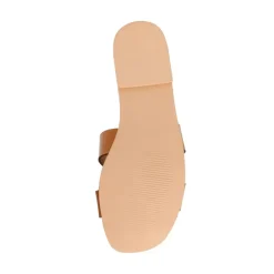 Sandales Zarnia en cuir cognac