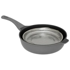 Sauteuse en fonte d'aluminium gris