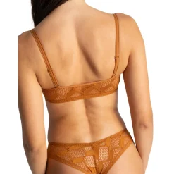 Scarlett - Soutien-gorge extra push-up caramel marron