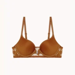 Scarlett - Soutien-gorge extra push-up caramel marron