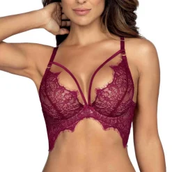 Semi-corset - Bordeaux Axami lingerie