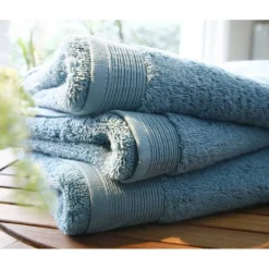 Serviette de bain micro-coton 600 gr/m² Céladon