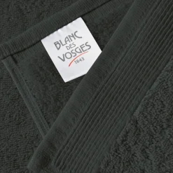Serviette de bain uni en micro-coton 600 gr/m² - Anthracite