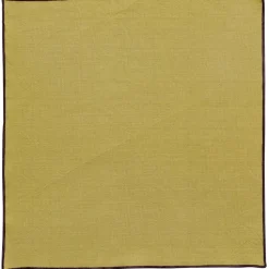 Serviette de table recyclée Grace Kaki 40 x 40